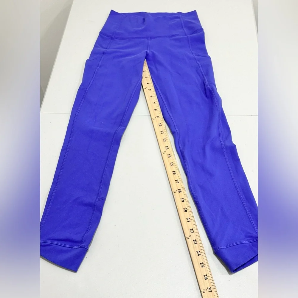 Lululemon Wunder Train HR Tight‎ 27”Pockets Everlux Size 4